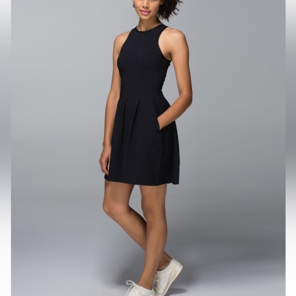 Lululemon Here To There Black Dress Size 4